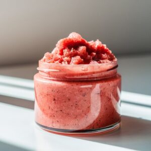 สบู่สครับสตรอเบอร์รี่ หอมหวาน