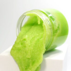 สบู่สครับเมลล่อน สีเขียวสดใส กลิ่นหอมหวานสดชื่น