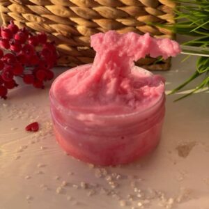 สบู่กลีเซอรีนสีชมพู กลิ่นหอมดอกไม้