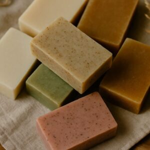 สบู่สมุนไพรคละสูตร เซ็ต 4 ก้อน