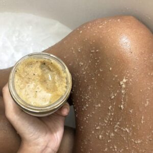 สบู่สครับทองคำ ผิวกระจ่างใส